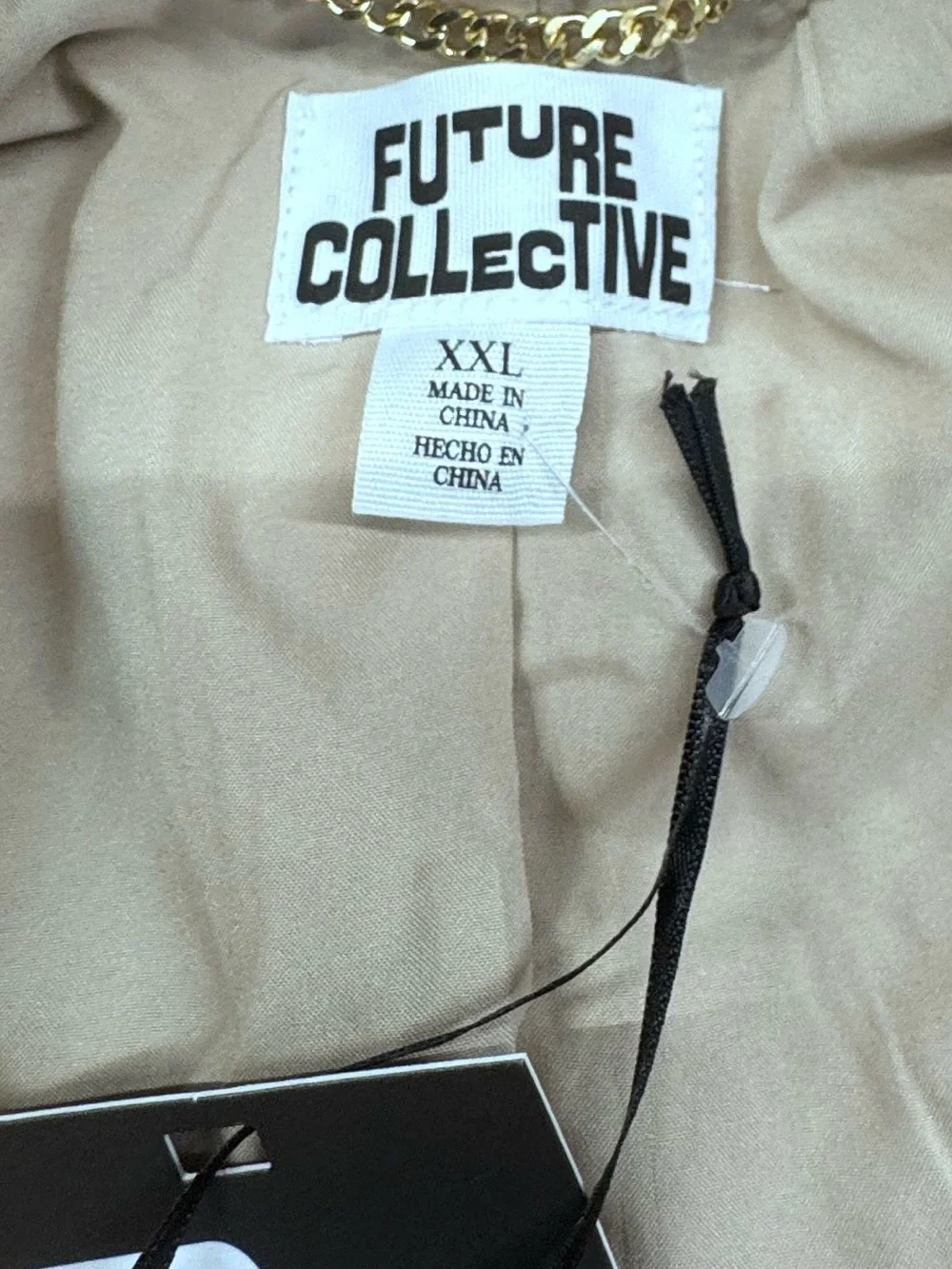 Future Collective NWT Beige Wool Blend Blazer Jacket XXL Heavy Warm Oversized